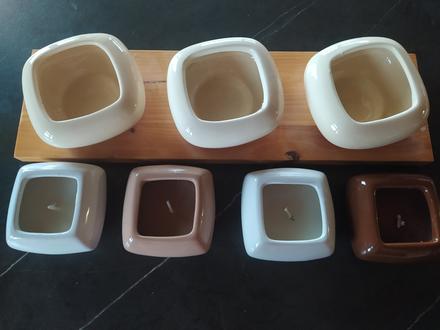 Svietnik a sviečky,