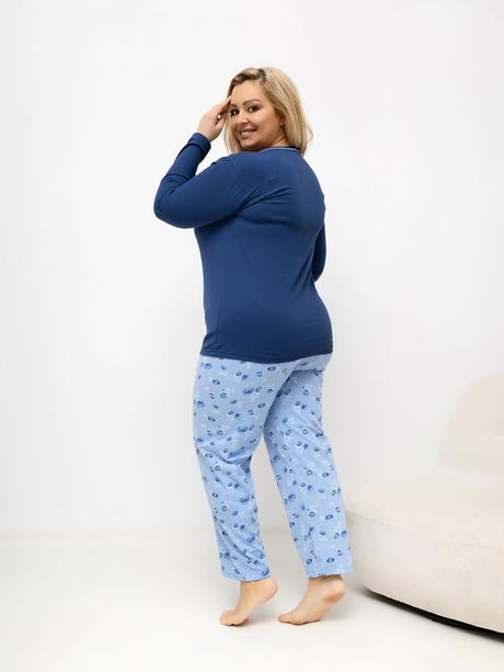 Dámske bavlnené pyžamo pre moletky jarka, 4xl / xl / xxl / xxxl