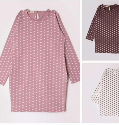 Bavlnená detská tunika alebo šaty k leginkam, 80 - 170