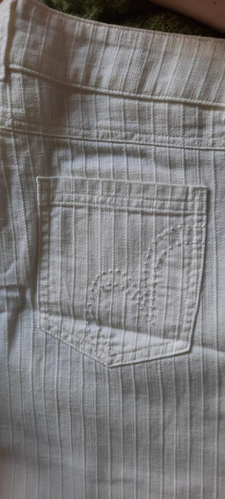 Nohavice biele vel.42, 42