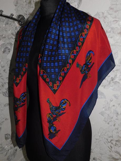 Kvalitná luxusna hodvabna elegantná šatka, xl