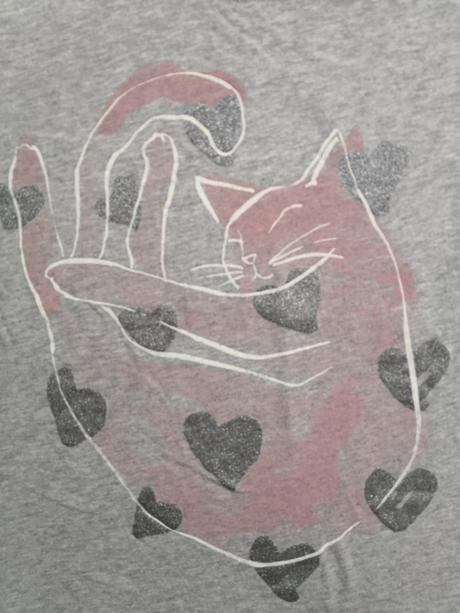 Tričko s macickou, benetton,116