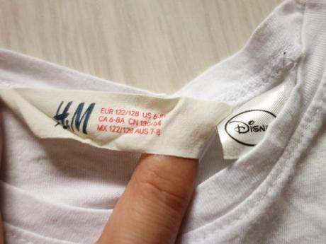 Tričko h&m 122/128 frozen, h&m,122