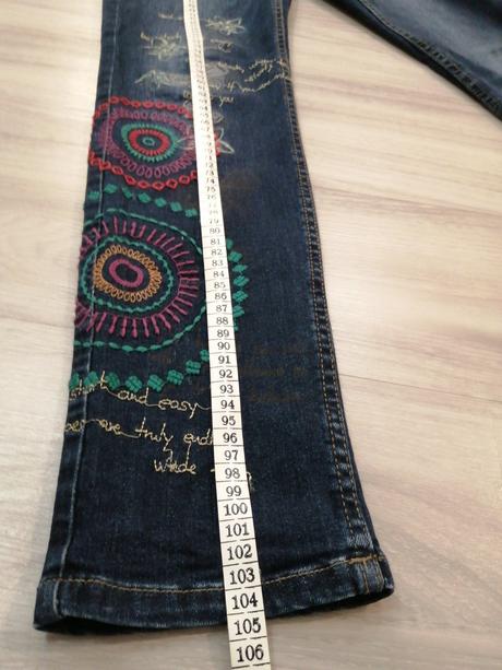 Desigual vyšívané rifle, desigual,m