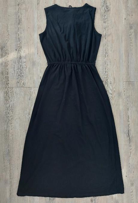 Dlhé letné šaty - čierne, esmara,40