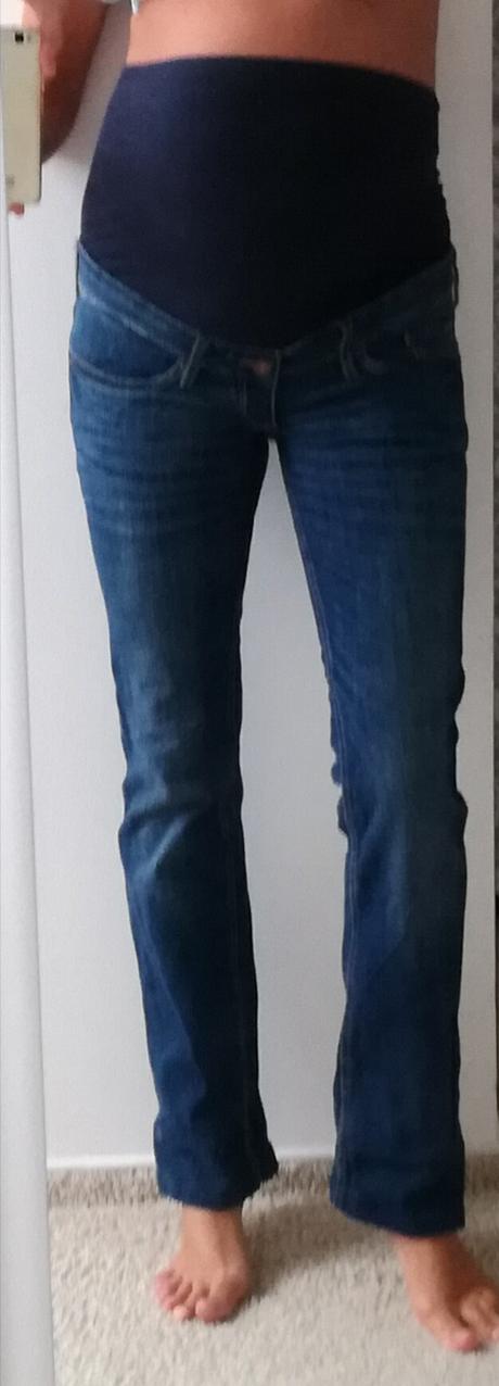 Nove tehotenske rifle denym h&m mama - c. 38, h&m,s