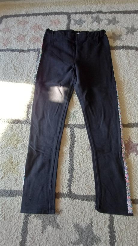 Zateplené legíny 134 - 3 ks, h&m,134