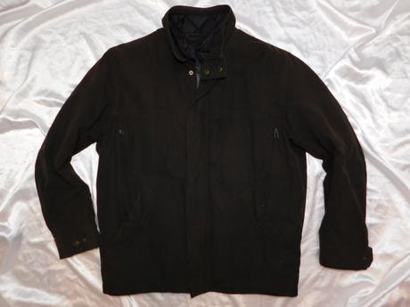 Luxusna panska bunda s odonimatelnou vestou, xl