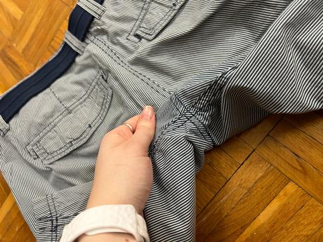 Páskované šortky s opaskom, 34