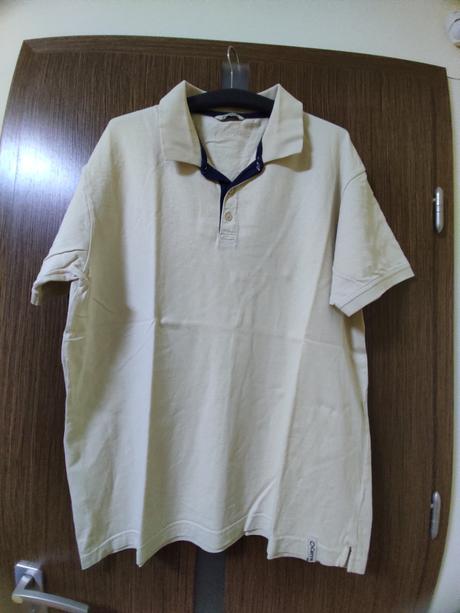 Kremova pánska polokošeľa xl, stav ako na fotke, xl