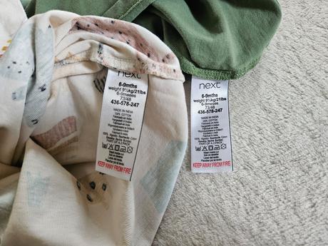 2 tričká s dlhým rukávom next 74, next,74