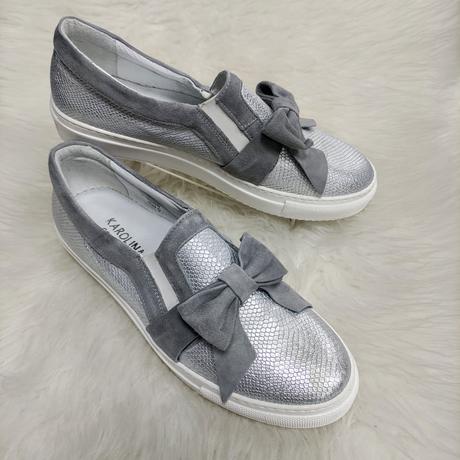 Dámske celokožené mokasíny 17 10007 z, 40