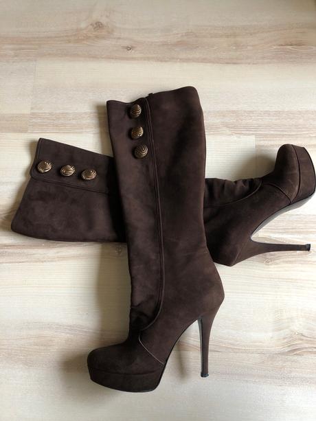Semišové čižmy chantal, 38