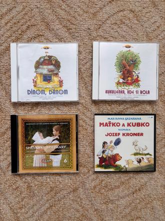 Detské cd s folklórnymi pesničkami,