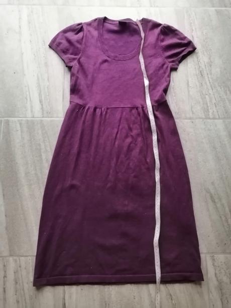 Jemnučké fialové šaty esprit,vs s modalom, esprit,s