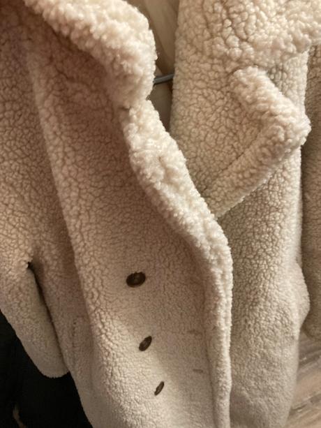 Krásny teddy kabát veľ.l/40, sinsay,l