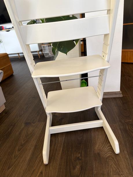 Jitro rastúca stolička biela, stokke