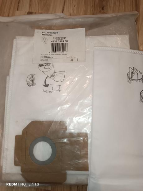 Milwaukee vrecká do vysávača 50 l, 5 ks, aeg