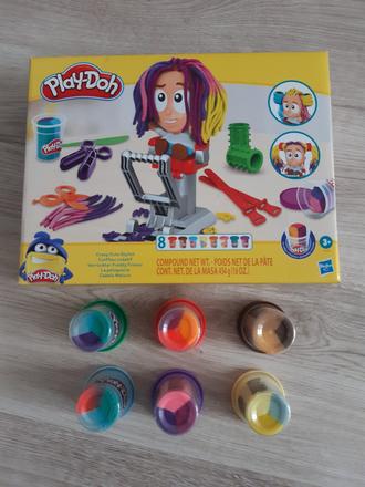 Play doh bláznivé kaderníctvo + 6x plastelína,
