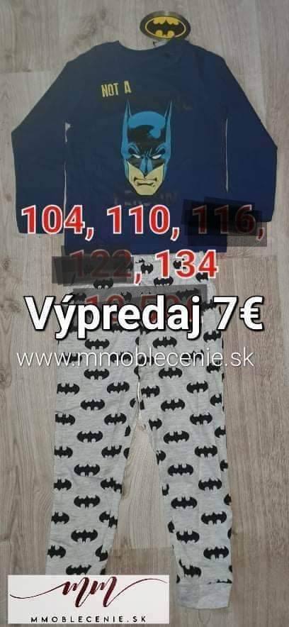 Pyžamo batman, disney,104 / 110