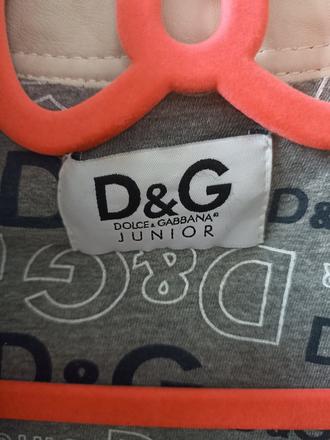 D&g junior, jemnučká kožená bunda, 158