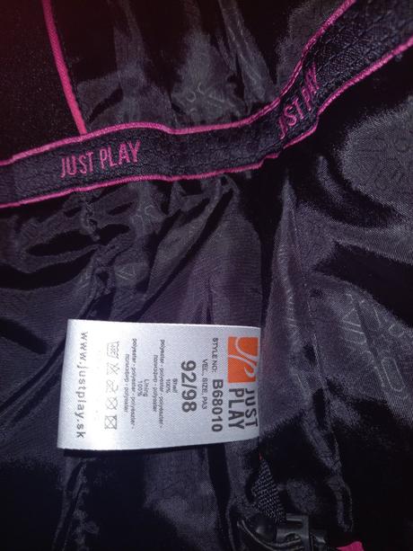 Lyziarska vetrovka, just play,92 / 98