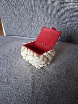 Šperkovnica mušle nádoba dekorácia box, 