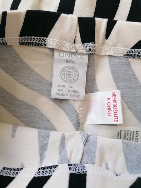 Komplet zebra, lindex,74