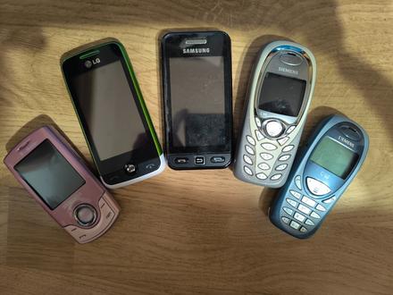 Mobilné telefóny 5ks pre zberateľov, nokia
