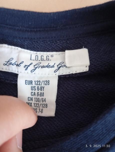 Šaty - teplákové, h&m,122