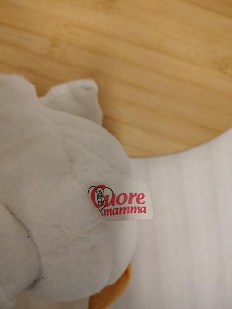 Plyšová biela hus, cuore di mamma, 26 cm, 