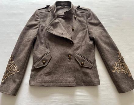 New look military vlnený kabátik, sako vel.m, new look,m