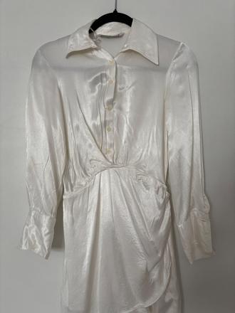 Zara saténove šaty, zara,s