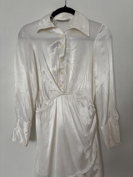 Zara saténove šaty, zara,s