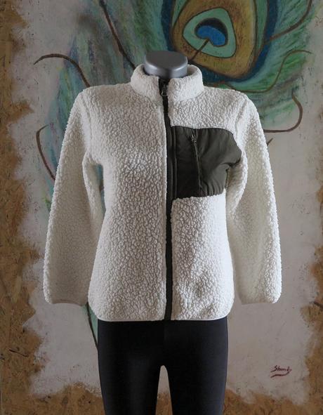 Štýlová dievčenská teddy bunda, bonprix,140