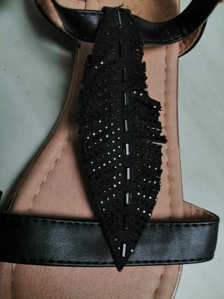 Sandálky pre dievčatka cierne vel. 35, 35