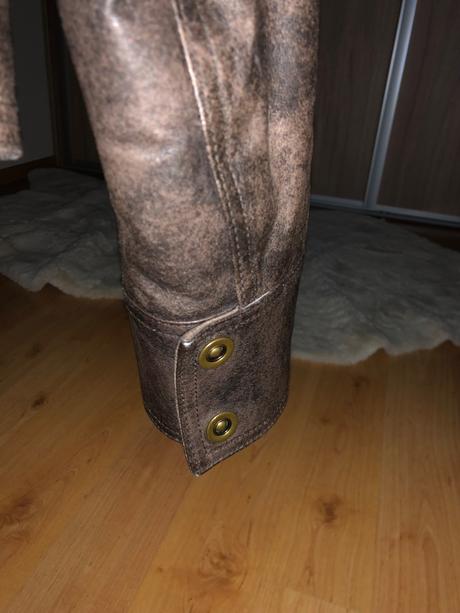 Jesenná bundička kožená, 36