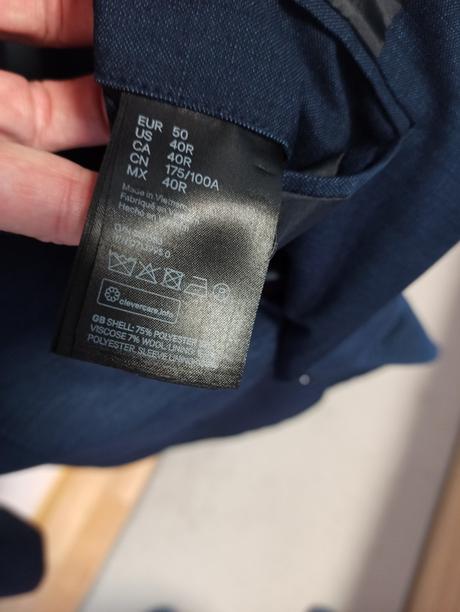 Oblek  h&m  veľ.50, m