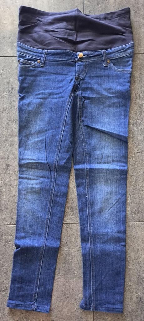 Modré rifle, bonprix,36