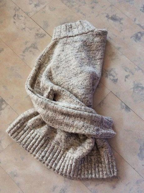 Luxusný hrubý melírovaný pulóver, tu,xl