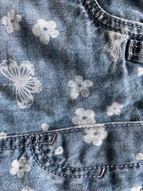 Džínsová suknička na traky, dopodopo,128