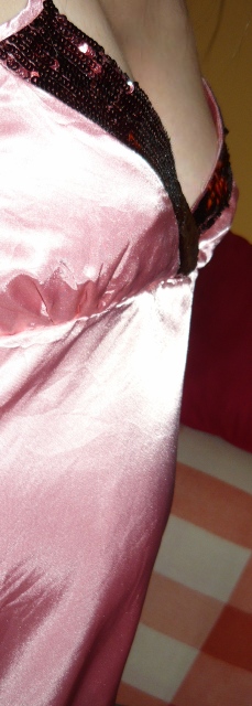 Sexi saténová (teho) košieľka, intimissimi,m