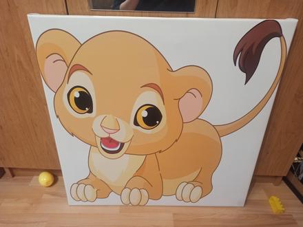 Obraz levíča 70x70 cm,