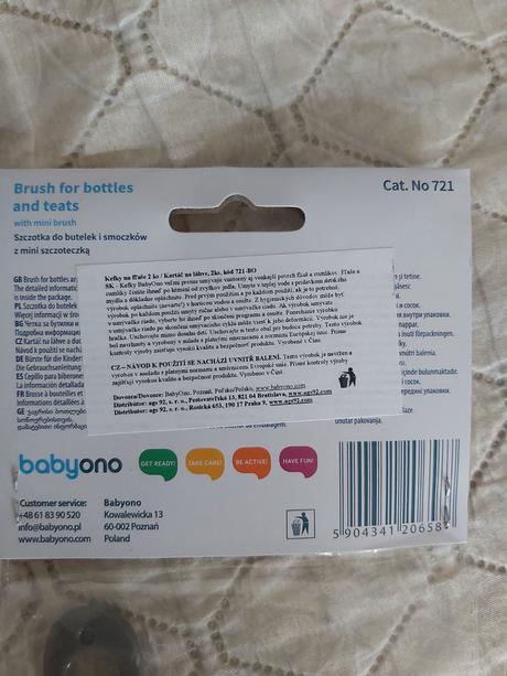 Kefky na fľaše mala a veľká, babyono