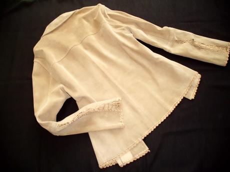 Kožený kabátik m-l, l