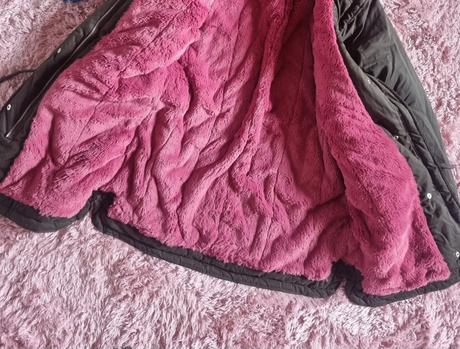 Parka podšitá plyšom, s