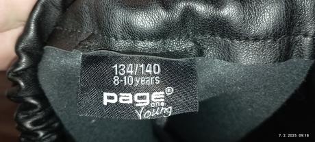 Koženkové kraťasy 134/140, 134