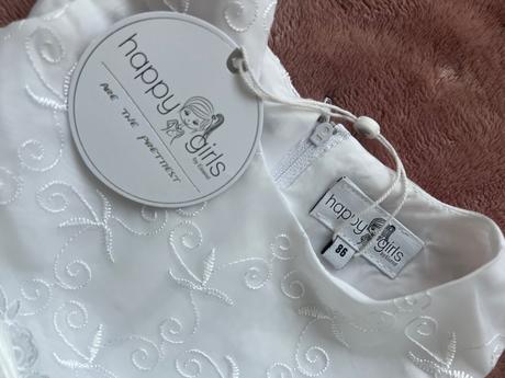 Slávnostné biele šaty 86, 86