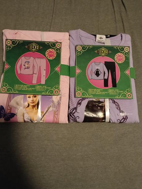 Dievčenské pyžamá 146/152 a 122/128, 146 / 152