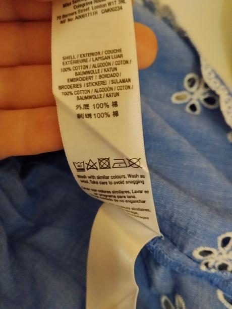 Miss selfridge bavlnená vyšívaná blúzka, miss selfridge,38